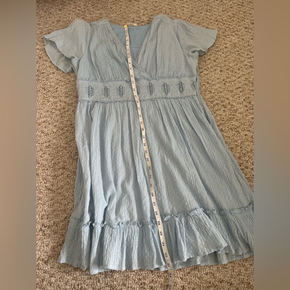 Altar’d state blue babydoll dress size L - Picture 7 of 9